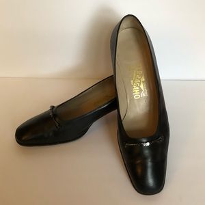Salvatore Ferragamo black pumps